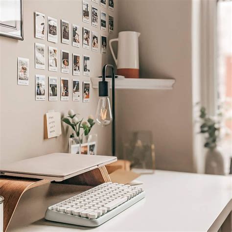 cute office aesthetic|aesthetic work desk speakers.